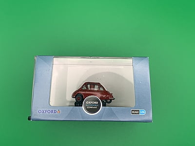 Oxford Diecast - 76HE002 - Heinkel Kabine Spartan Red