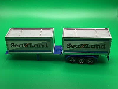 Kentoys - 2 Sea Land Containers on Trailer