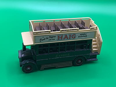 Matchbox - Y-23 - Haig Whisky Bus 1922 AEC Omnibus