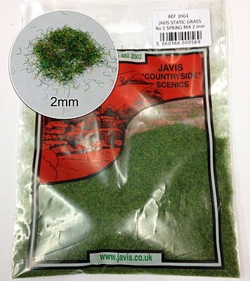 Javis - JHG1 - Static Grass - Spring Mix 2mm