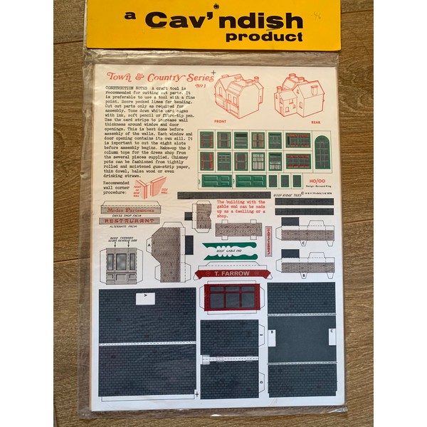 Cav'ndish Product Town and Country Series no 1