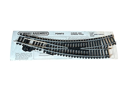 Hornby - R640 - Left Hand Curved Point - Steel