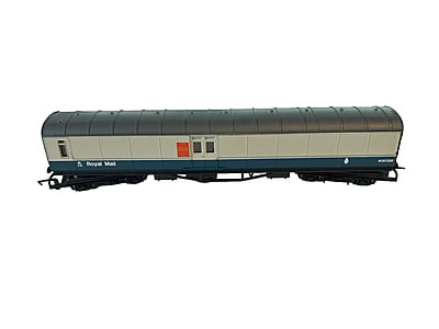 Hornby - R416 - Operating Royal Mail Travelling Post Office Blue/Grey Coach M80328