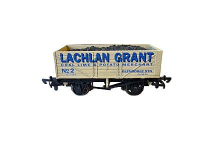 Dapol - 7 PLANK Coal Wagon Lachlan Grant - Glenbogle Stn No2