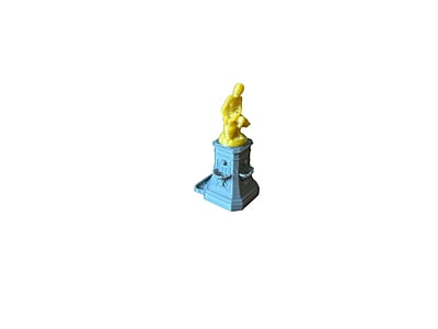 Mumfy's OO Gauge - Water Drinking Fountain - The Boy Statue