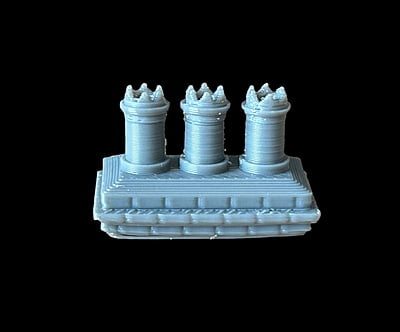 Mumfy's OO Gauge - Triple Chimney Pots (x4)