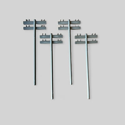 Mumfy's OO Gauge - Overhead Utility Pole/Telegraph Pole (x4)