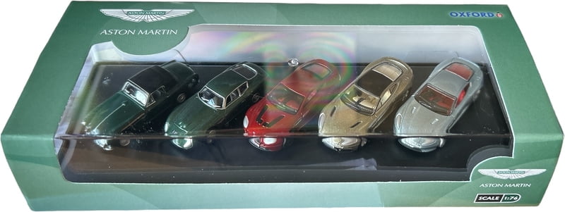 Oxford Diecast - 76SET43 - 5 Piece Aston Martin Set