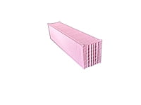 Mumfy's OO Gauge - 40ft Shipping Container