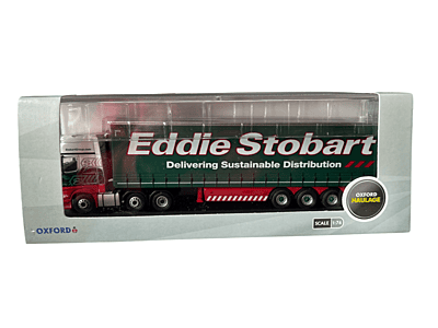 Oxford Diecast - 76MB001 - Mercedes Actros MP4 GSC Curtainside Eddie Stobart