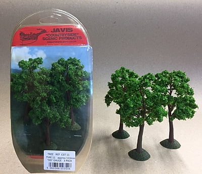 Javis - CST11 - COUNTRYSIDE TREES - 3 x 110mm OO GAUGE