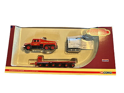 Corgi Trackside - DG198001 - Scammell Contractor Trailer and Transformer Load - Siddle Cook